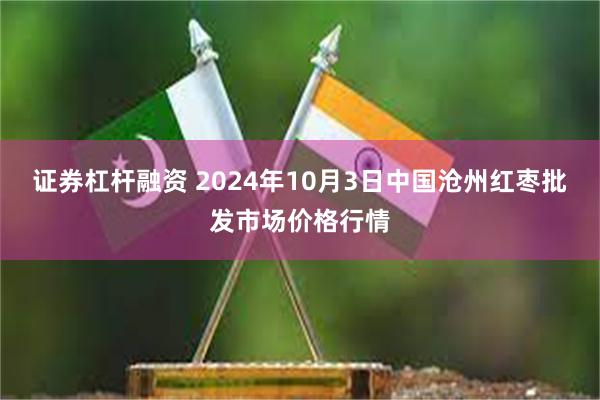 证券杠杆融资 2024年10月3日中国沧州红枣批发市场价格行情