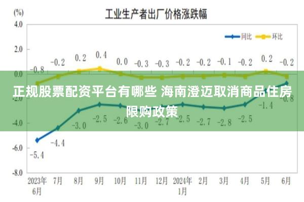 正规股票配资平台有哪些 海南澄迈取消商品住房限购政策